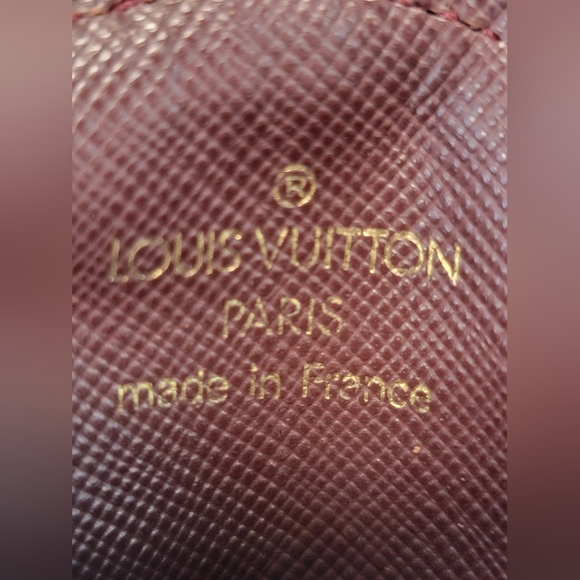 LV Mini Lin Cherry Monogram Coin Purse - Picture 6 of 7